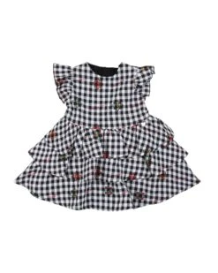 Abito Corto Con Fantasia Check