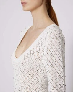 John Richmond Abito Corto Con Trama Decorativa -John Richmond abito corto con pattern john richmond 53746152767835