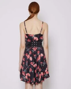 John Richmond Abito Corto Con Bretelle Sottili -John Richmond abito corto con pattern john richmond 53759086362971