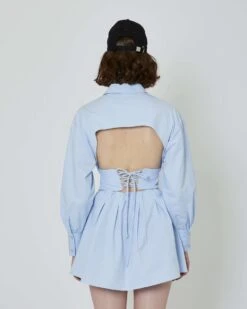 John Richmond Chemisier Corto Cut Out -John Richmond abito corto con schiena scoperta john richmond 54620482765147