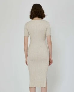 John Richmond Abito Midi A Coste -John Richmond abito midi aderente john richmond 54620858188123