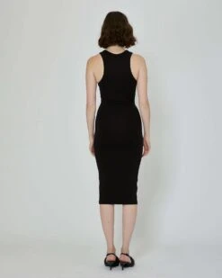 John Richmond Abito Midi Con Logo Frontale -John Richmond abito midi con logo sul davanti john richmond 53616970334555