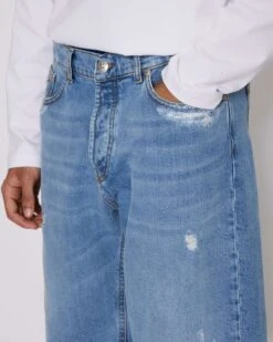 John Richmond Bermuda Regular In Denim -John Richmond bermuda regular in denim john richmond 53741069205851