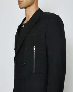 John Richmond Blazer Doppiopetto Con Zip -John Richmond blazer doppio petto john richmond 53714181652827