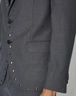 John Richmond Blazer Monopetto Con Borchie -John Richmond blazer monopetto con borchie john richmond 53715298451803