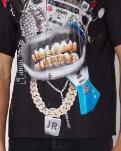 John Richmond Camicia Con Grafica Sul Davanti -John Richmond camicia con grafica sul davanti john richmond 53664219496795