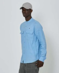 John Richmond Camicia Con Logo Ricamato Sul Davanti