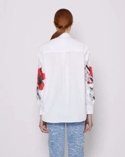 John Richmond Camicia Con Stampa -John Richmond camicia rwp24237ca john richmond 53857903673691