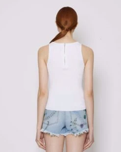 John Richmond Canotta Con Applicazione Metallica Sul Davanti -John Richmond canotta con applicazione metallica sul davanti john richmond 53747007553883