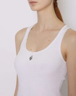 John Richmond Canotta Con Applicazione Metallica Sul Davanti -John Richmond canotta con applicazione metallica sul davanti john richmond 53747007717723