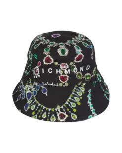 John Richmond Cappello Da Pescatore Con Logo E Pattern