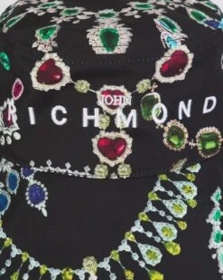 John Richmond Cappello Da Pescatore Con Logo E Pattern -John Richmond cappello da pescatore con logo e pattern john richmond 54040714051931