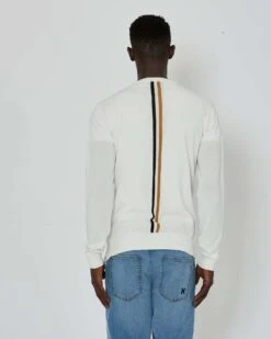 John Richmond Cardigan Con Logo A Contrasto Sul Davanti E Banda Bicolor Sul Retro -John Richmond cardigan con logo a contrasto sul davanti e banda bicolor sul retro john richmond 54392682086747