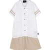 Completo Camicia Con Logo E Bermuda
