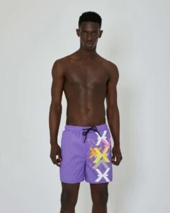 John Richmond Costume Con Logo Stampato Sul Davanti