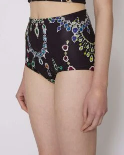 John Richmond Coulotte Vita Alta Con Pattern -John Richmond coulotte rwp24228cu john richmond 53856241156443