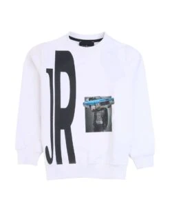 Felpa Con Logo E Stampa