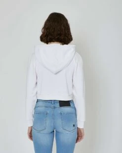 John Richmond Felpa Crop Con Cappuccio E Logo -John Richmond felpa crop con cappuccio e logo john richmond 54392835932507