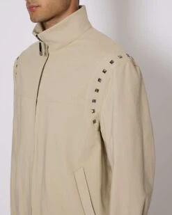 John Richmond Giacca Con Zip E Borchie Decorative -John Richmond giubbino con borchie decorative john richmond 53709168181595