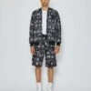 John Richmond Bomber Con Pattern Decorativo Allover