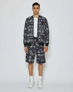 John Richmond Bomber Con Pattern Decorativo Allover