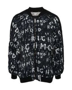 John Richmond Bomber Con Pattern Decorativo Allover -John Richmond giubbino con pattern john richmond 53936064561499