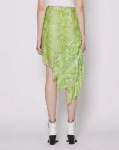 John Richmond Gonna Con Pattern E Balze -John Richmond gonna con pattern e balze john richmond 53756866265435