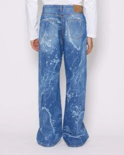 John Richmond Jeans Gamba Larga Con Strappi Sul Davanti -John Richmond jeans gamba larga con strappi sul davanti john richmond 53730170274139