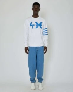 John Richmond Jeans Over Con Logo Ricamato Sul Retro