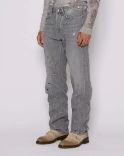 John Richmond Jeans Regular Con Strappi Sul Davanti -John Richmond jeans regular con strappi sul davanti john richmond 53729085751643