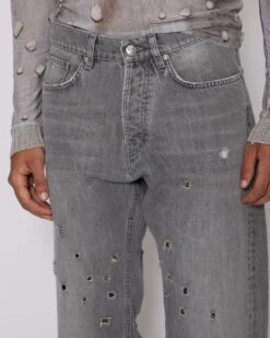 John Richmond Jeans Regular Con Strappi Sul Davanti -John Richmond jeans regular con strappi sul davanti john richmond 53729085784411