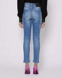 John Richmond Jeans Crop Con Lacerazioni -John Richmond jeans rwp24243je john richmond 53859549675867