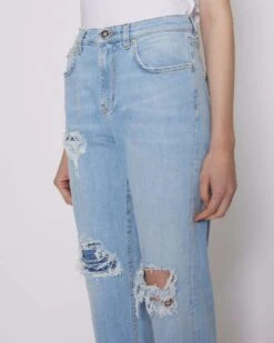 John Richmond Jeans Con Strappi Sul Davanti -John Richmond jeans rwp24251je john richmond 53862408749403