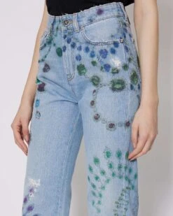 John Richmond Jeans A Vita Media Con Pattern -John Richmond jeans rwp24254je john richmond 53863156154715
