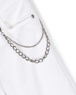 John Richmond Jeans Slim Con Catena Removibile -John Richmond jeans slim john richmond 53618891882843