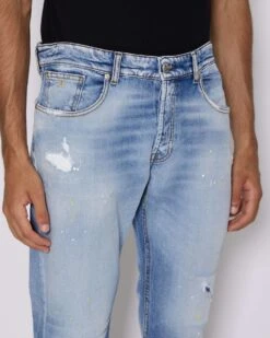 John Richmond Jeans Slim Con Lacerazioni -John Richmond jeans slim john richmond 53727900991835