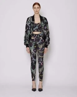 John Richmond Leggings Con Pattern