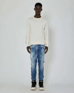 John Richmond Maglia Con Bordi A Contrasto