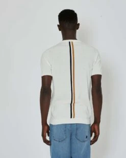 John Richmond Maglia Con Logo A Contrasto Sul Davanti E Banda Bicolor Sul Retro -John Richmond maglia con logo a contrasto sul davanti e banda bicolor sul retro john richmond 53599614304603