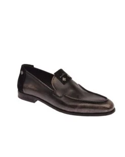 John Richmond Mocassino Con Etichetta Logata Su Applicazione