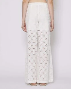 John Richmond Pantaloni Con Ricamo Tono Su Tono -John Richmond pantalone rwp24198pa john richmond 53843501482331