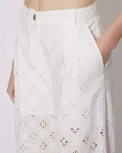 John Richmond Pantaloni Con Ricamo Tono Su Tono -John Richmond pantalone rwp24198pa john richmond 53843501515099