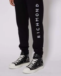 John Richmond Pantaloni Da Jogging Con Logo JR Sul Davanti -John Richmond pantaloni da jogging con logo jr sul davanti john richmond 53647593242971