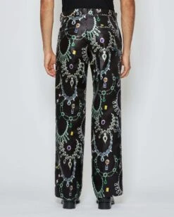 John Richmond Pantaloni Con Pattern -John Richmond pantaloni rmp24103pa john richmond 53877508505947