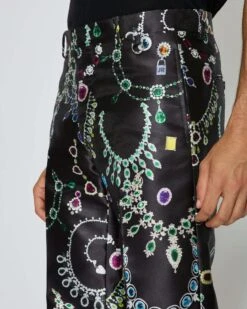 John Richmond Pantaloni Con Pattern -John Richmond pantaloni rmp24103pa john richmond 53877508571483
