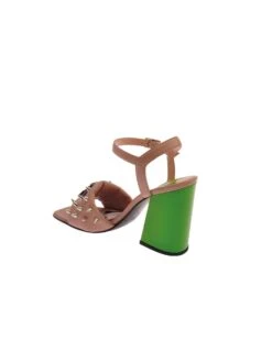 John Richmond Sandalo Con Fascia Borchiata E Logo Metallico -John Richmond sandalo con fascia borchiata e logo metallico john richmond 54544018014555