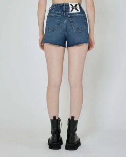 John Richmond Shorts In Denim -John Richmond shorts in denim john richmond 54697484222811
