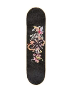 John Richmond Skateboard Con Decorazione A Contrasto