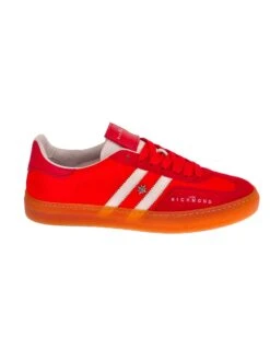 Sneakers In Pelle Con Logo E Bande Laterali -John Richmond sneakers bicolor con logo john richmond 54542006354267