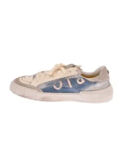 John Richmond Sneakers In Denim Con Logo Stampato -John Richmond sneakers in denim con logo stampato john richmond 54543661400411